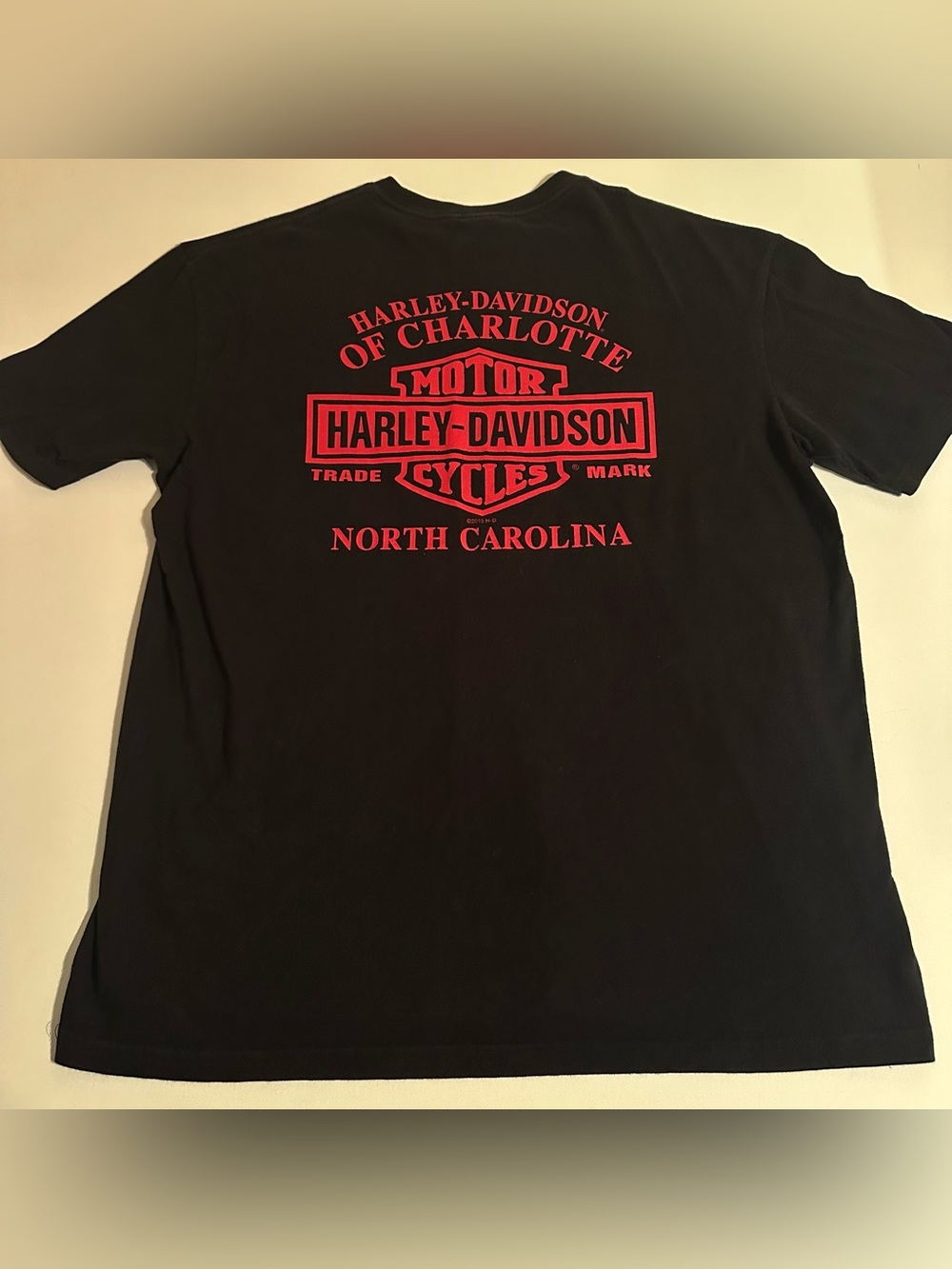 2015 HARLEY DAVIDSON - CHARLOTTE NORTH CAROLINA SHIRT